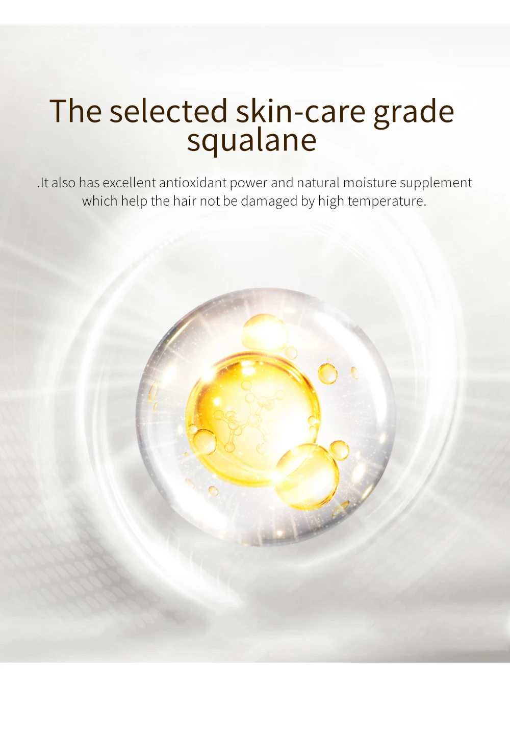 Moroccan argan oil anti frizz and damage hair serum silky products 30ml