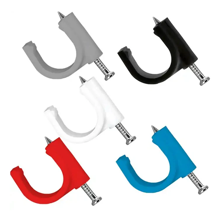 Plastic nylon cable fixing clip holder wire fixed clips