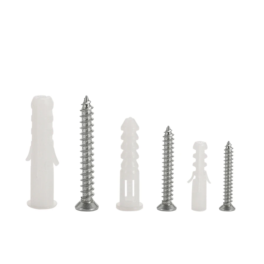 Factory Supply Minimal Damage Expansion Plastic Screw Plastic Expansion Anchor Bolt
