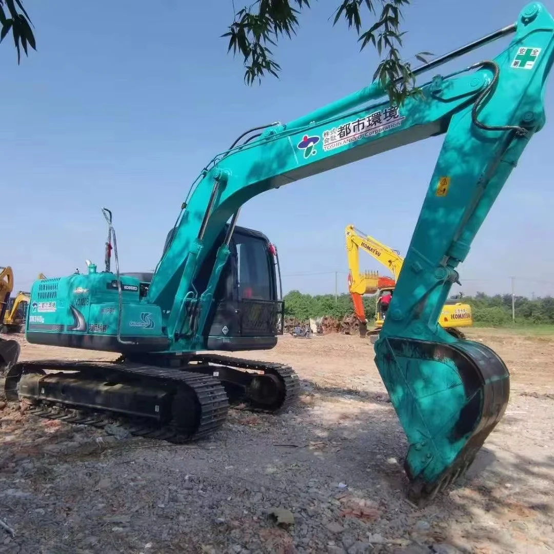 Второй ручной гидравлический экскаватор KOBELCO SK140LC / 14T Origin Japan/хорошее состояние