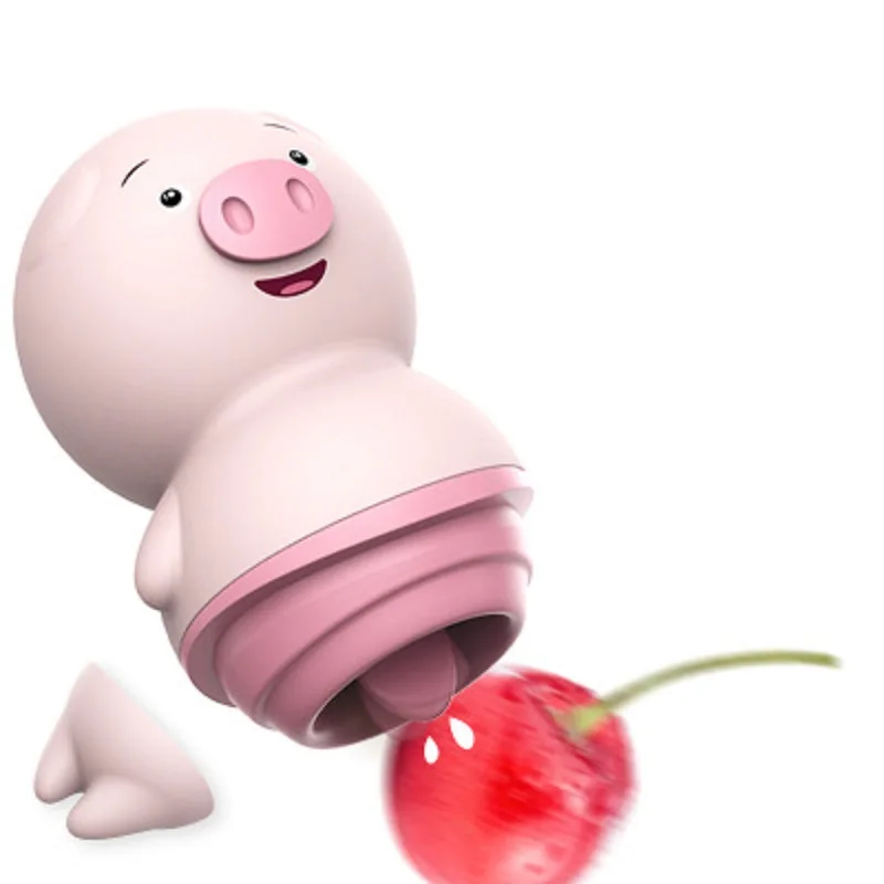 Cute Mini Pig Tongue Lick Vibrator Wireless Jump Eggs For Female Clitoral Masturbation sex toys