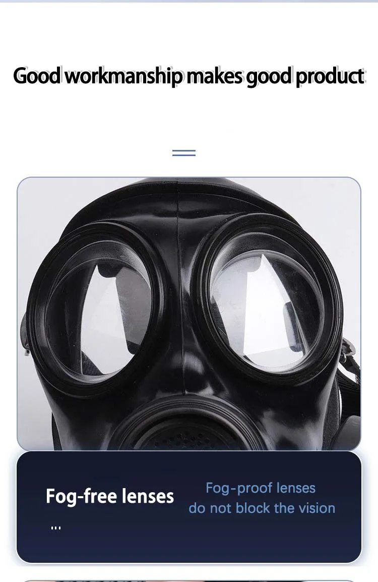 full face  safety gas mask chemical mask full face chemical mask