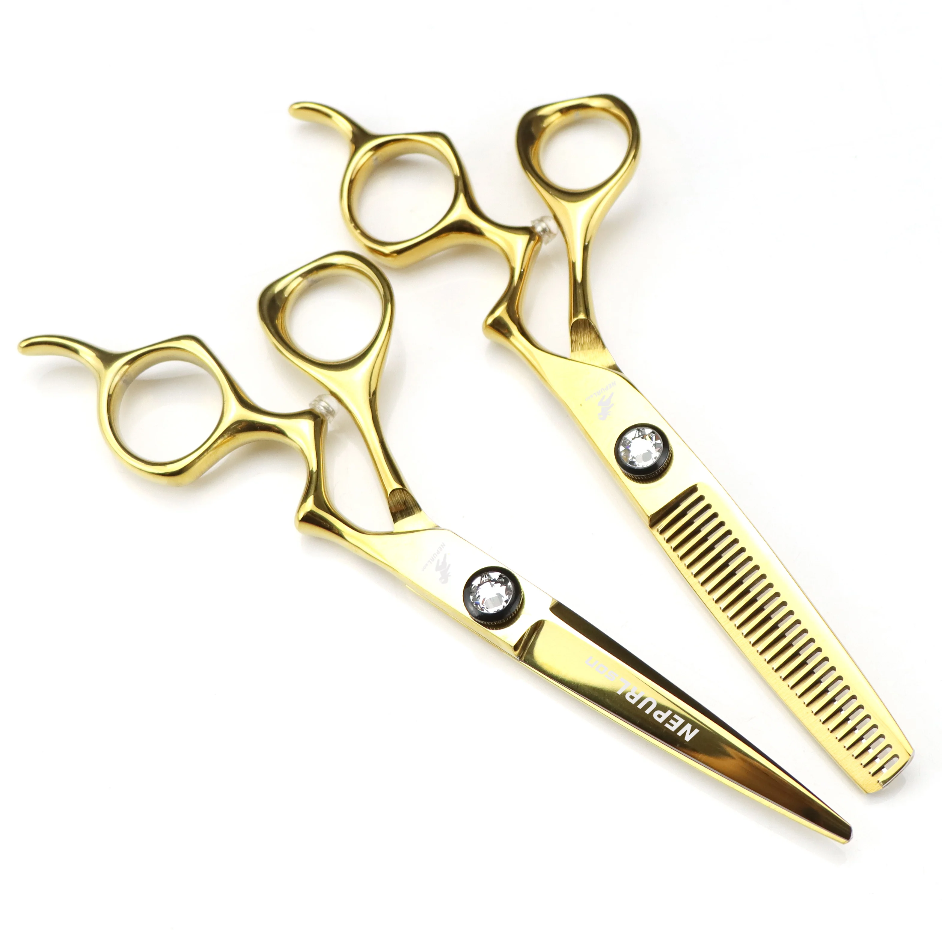 6.0 inch GM3-01 Golden Beauty Barber Scissors  Hairdressing Scissors Hair Japan Steel Popular Hot Sale
