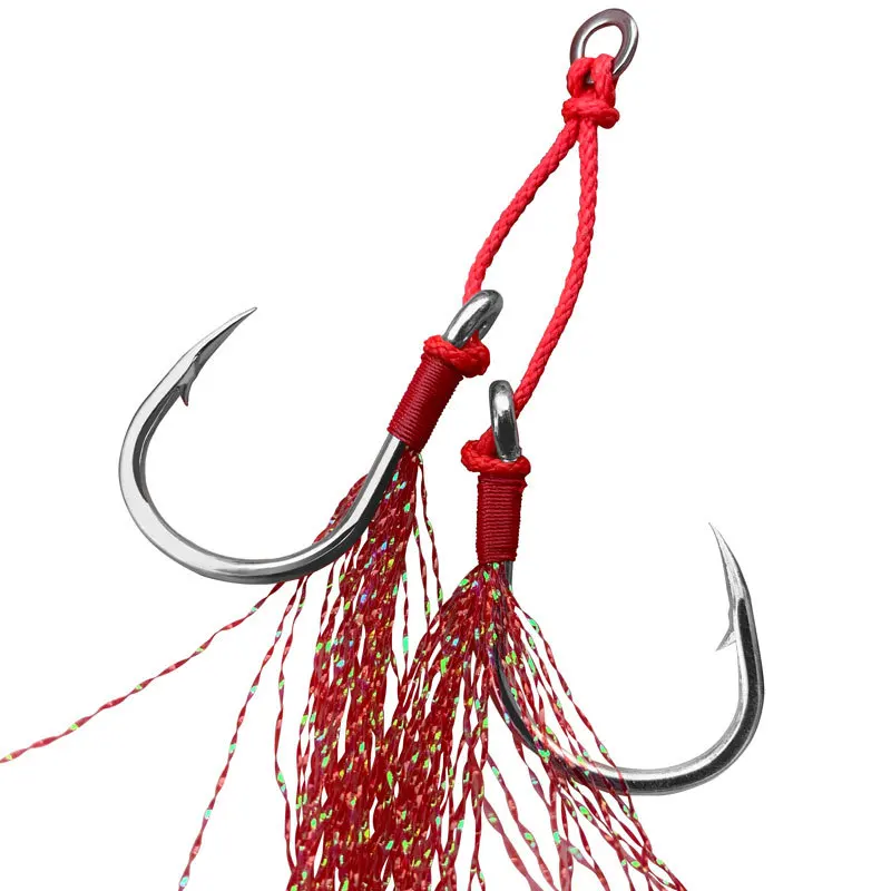 Wholesale bulk double Fishing hooks for various fishes and angling styles