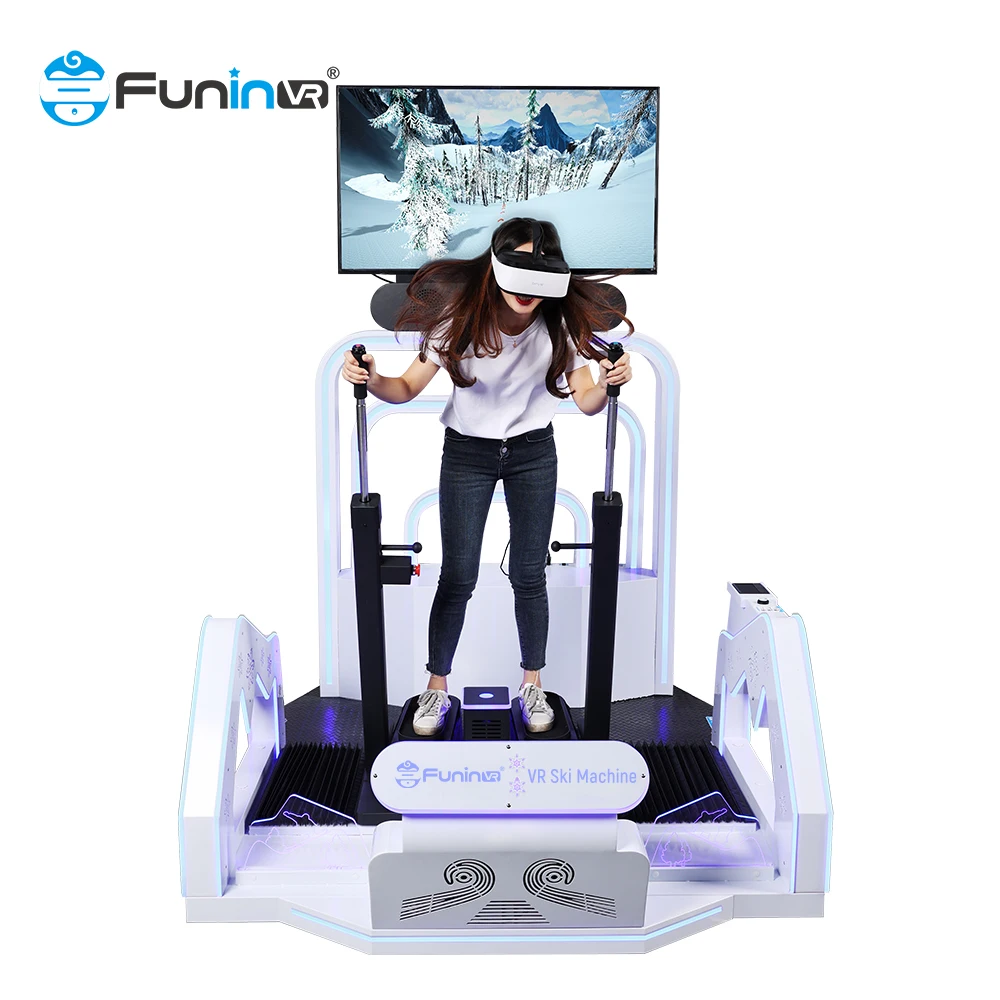 Vr Business Funinvr 7D 9D Vr Game Virtual Reality Motion Pro Ski Simulator Vr Skiing Simulator