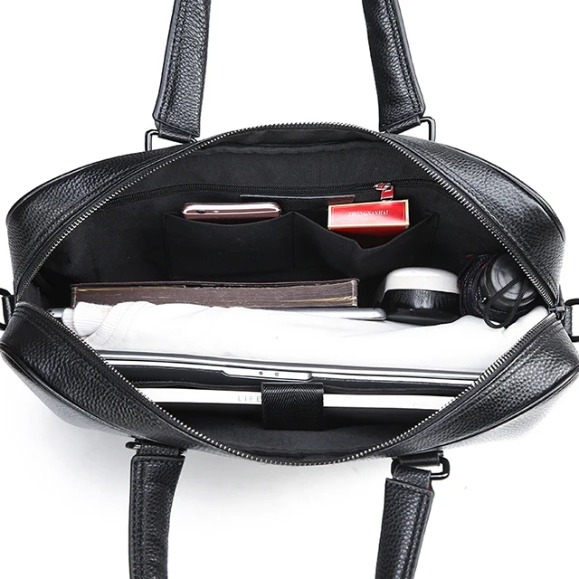Мужская деловая кожаная сумка, вместительный портфель, Модный профессиональный мессенджер на плечо для офиса, 2019
