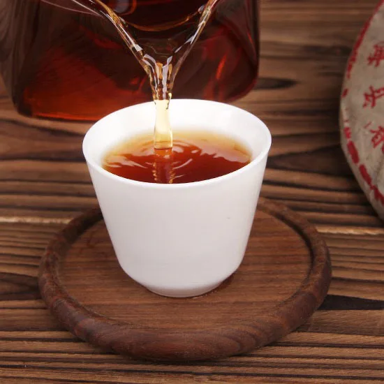 Wholesales 2006 Year Yiwu Old Tree Royal Puer 357 Gram Shu Cha Fermented Yunnan Puerh Cha Bing