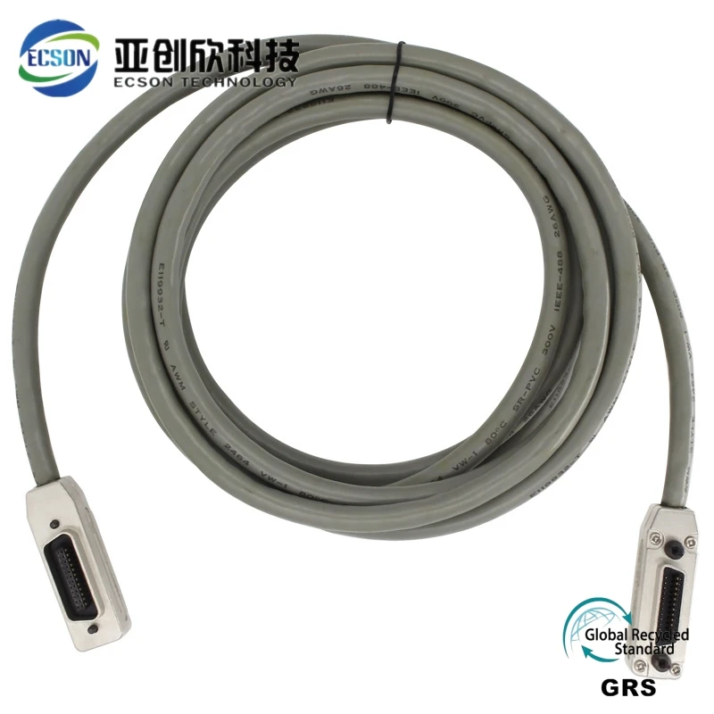 IEEE488GBIP Cable Head Industrial Control Motherboard Communication Line Server Halogen-Free Shielded Wire Tile Stone Form