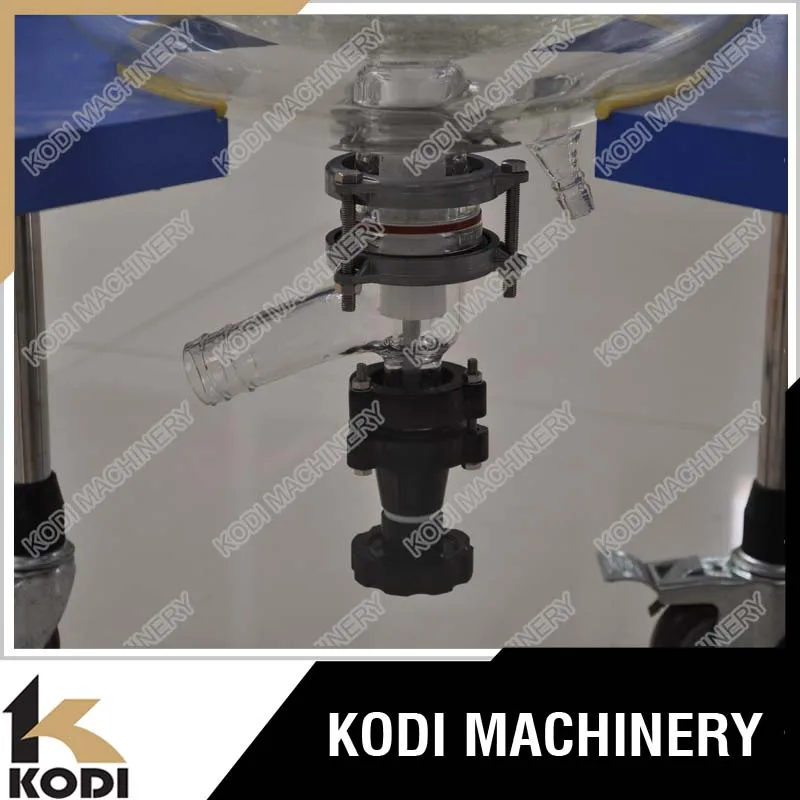 KODI Industrial Double Jacketed Borosilicate Glass Reactor For Sale