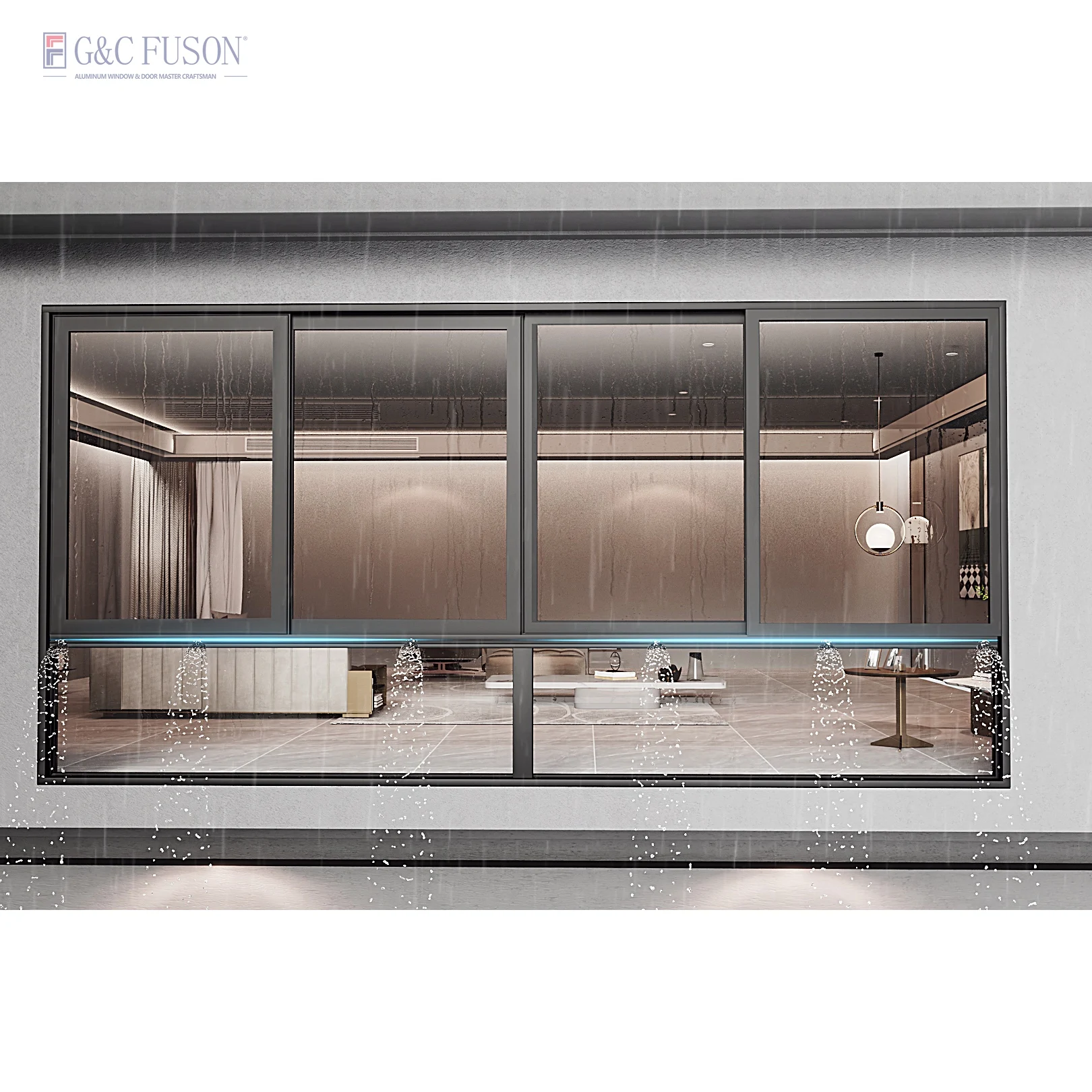 As2047 Vanguard Solutions Fashion Aluminum Sliding Anti-Theft Window Aluminium Glass Windows Sliding Windows Residential