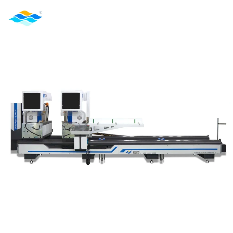 45 and 90 degree angle aluminum cnc cutting machine double head for aluminium window and door fabrication