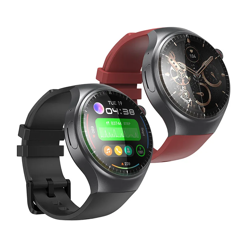 DM80 1.43 Inch AMOLED Round Screen IP67 Android GPS 4G Smart Watch Phone