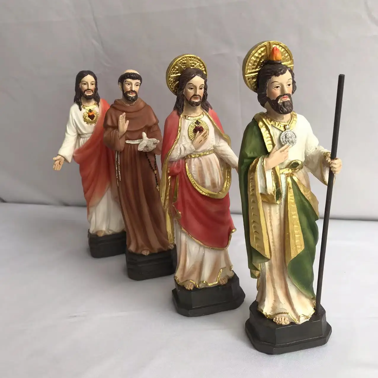 Resin Craft Catholic Religious Statue Of Christ Religious Statues Home Decor Christmas Souvenirs Resin decoration