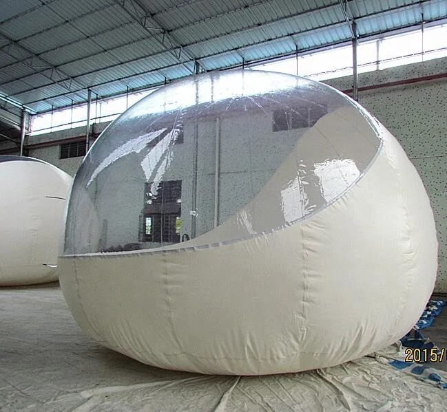 2021 factory price clear bubble dome Inflatable outdoor camping tent bubble beach hotel tent