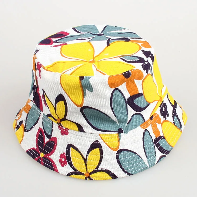 Fashion Mario Printing  Wide Brim Beach UV Protection Fisherman Cap Adult Kids Summer Foldable Bucket Hat