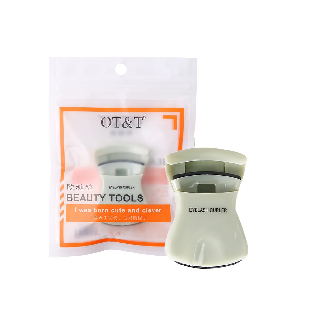Мини-Бигуди для ресниц OT & T OT636 розовые зеленые симпатичные умные из АБС-пластика портативные силиконовые подушечки инструмент макияжа и