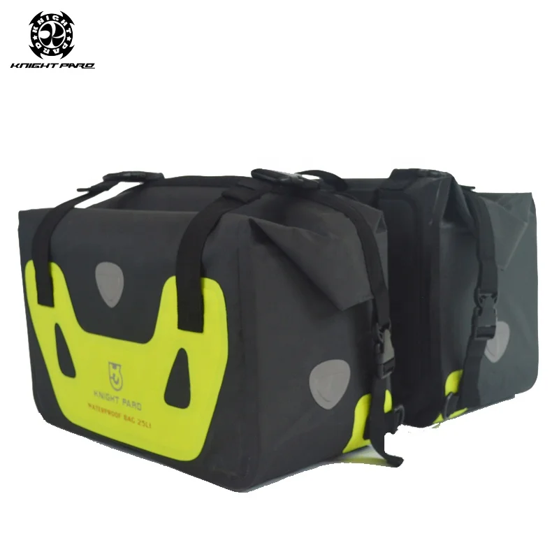 manufacturer Wholesale High Quality  50L motorcycle side bag moto saddle bags Waterproof soft pannier duffle bag for motocross