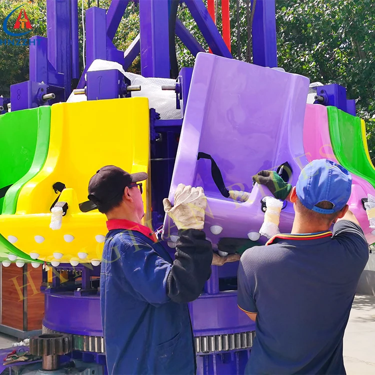 Amusement Ride Factory Thrill Rides 26m/36m Drop Tower Ride Amusement Free Fall  Drop Tower for sale