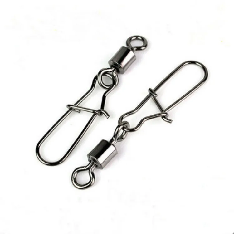 carp fishing accessories Rolling fishing swivel with T-shape snap