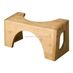 Деревянный бамбуковый стул для унитаза с регулируемой высотой 7 или 9 дюймов