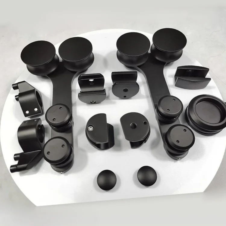 Frameless Bathroom Shower Room Stainless Steel Glass Sliding Door Fittings Hardware Accessories