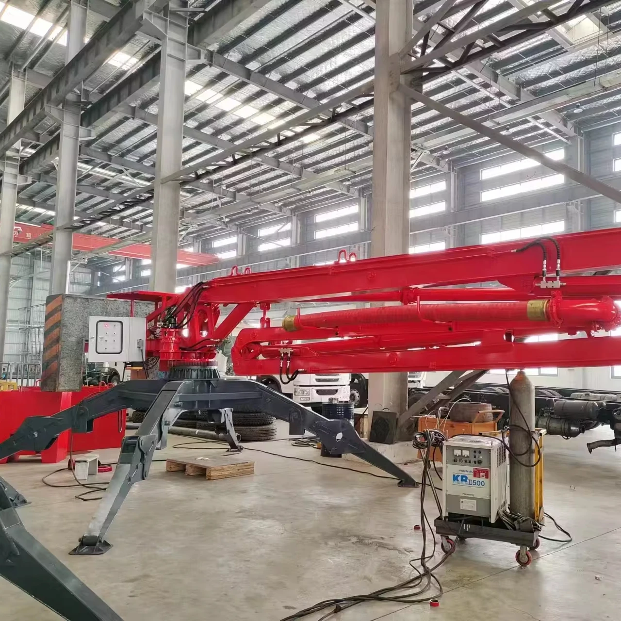 Mobile hydraulic HYG21 21m concrete placing boom price