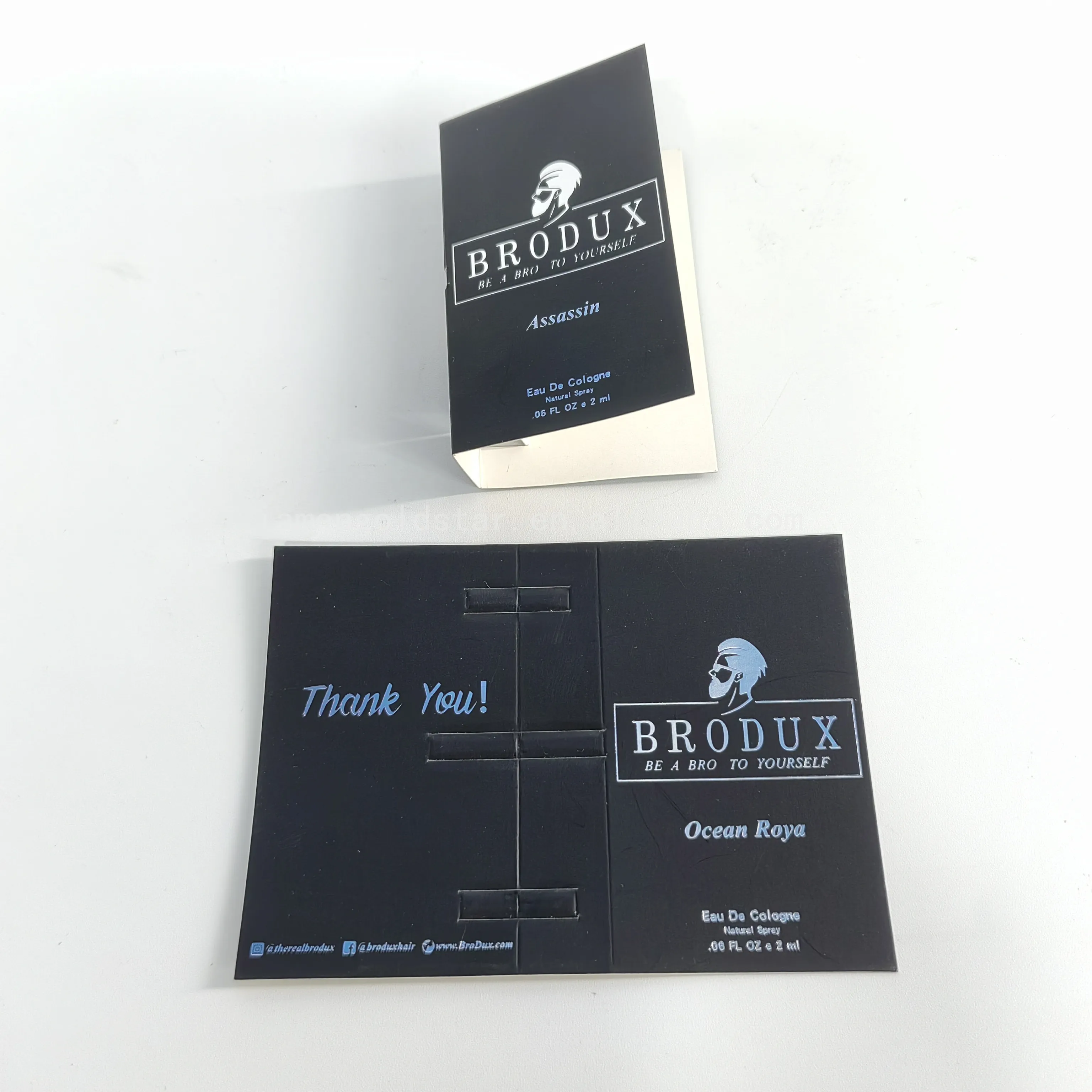 Custom printing Perfume Display Cards Fragrance Oil Sample Card luxury perfume tester holder