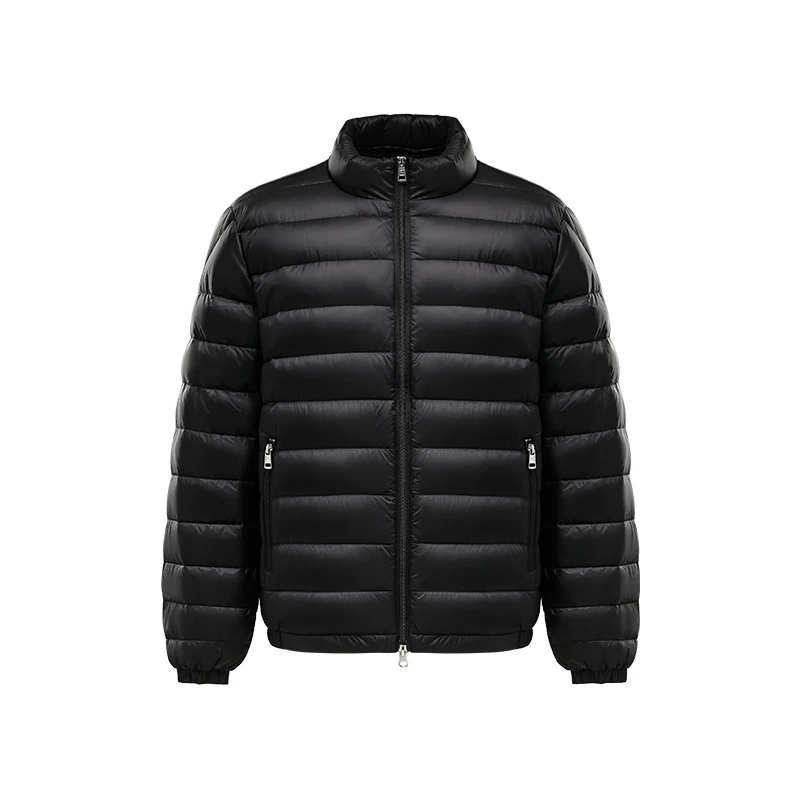 Wholesale light down jacket outdoor high performance man puffer padded white Goose down jacket