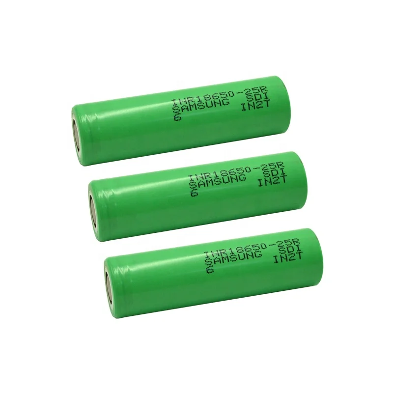 Top selling original  lithium 3.7v 18650-25R 2500mah 20A high rate discharge rechargeable battery 18650 for power tools