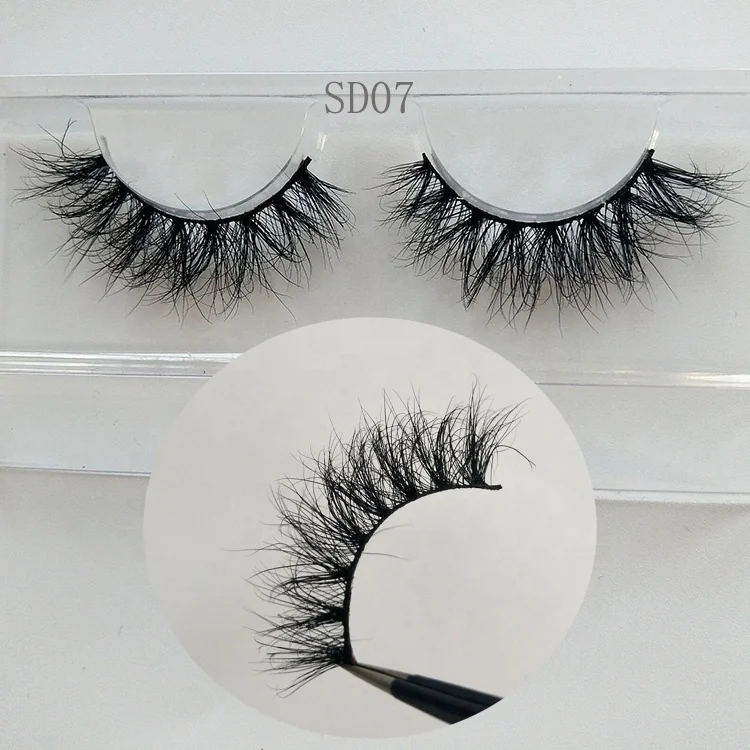 Short Long 10mm to 15mm Mink Fur Lashes Wispy Fluffy 3D 7D False Eyelashes Private Label Wholesale 3D Mink Eyelashes Vendor