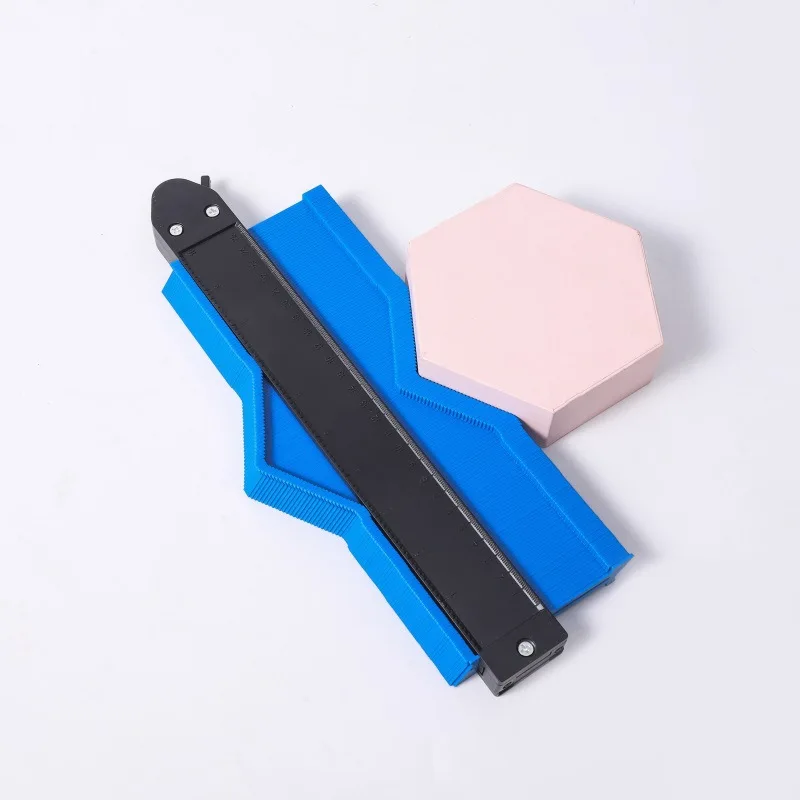 5 10inch Contour Gauge Duplicator Profile Multi-functional Shaping Measure Ruler for Precise Measurement Tiling Laminate Wood