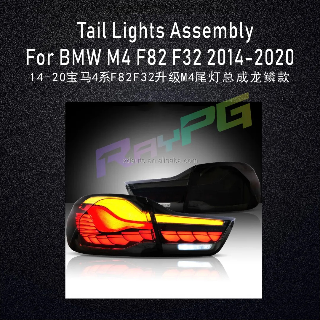 RayPG Factory Start up Animation DRL 2014-2020 rear lamp f33 f36 f83 f32 f82 gts oled style tail lights For bmw M4