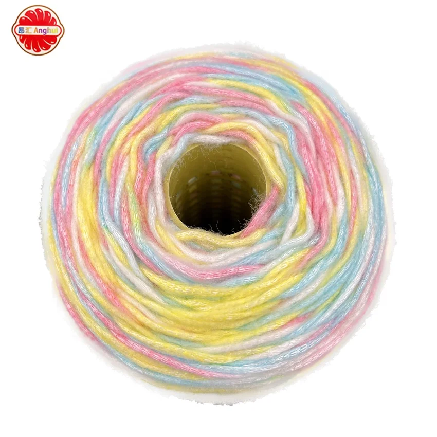 Hot Selling Amazon 68% Acrylic Yarn Free Samples Soft Worsted Hand Knitting Baby Yarn Milk Cotton Yarn For Crochet