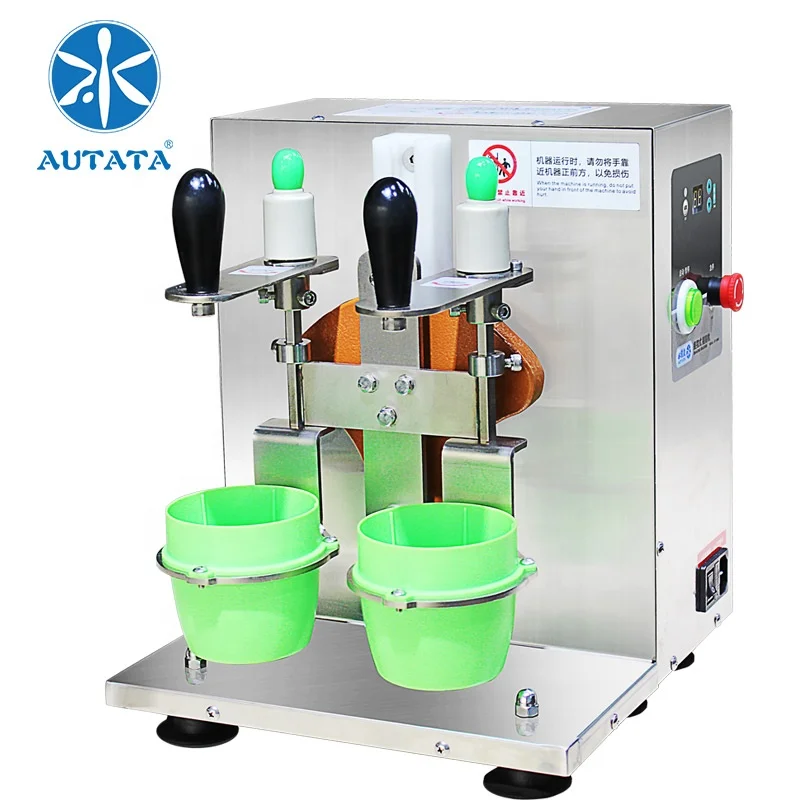 Industrial Beverage Shaker Machine Two Head Single Control Equipment Fruit Shaker Milk Tea Coffee Shop Equipment ATT-200B 100W