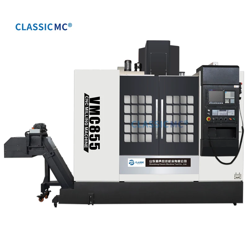 Vertical Machining Center Vmc855 3 Axis With Fanuc Controller System Cnc Milling Machine