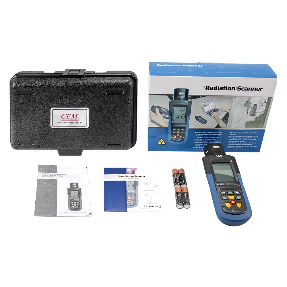 Dosimeter  Gamma Nuclear Radiation Detector personal a, b,y ,x Ray Radiation Meter With Datalogger Function