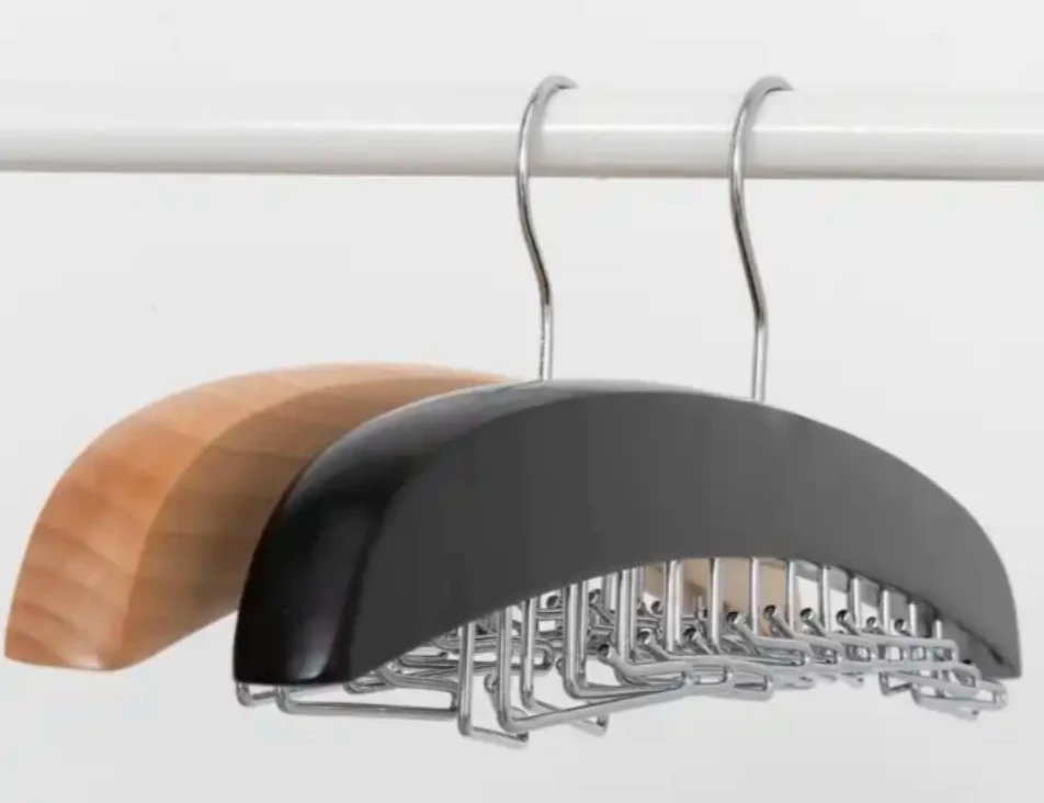 IANGO Non-Slip Hanging Tie Holder Closet Organizer and Storage for Tops Bras Ties Swimsuits Dress