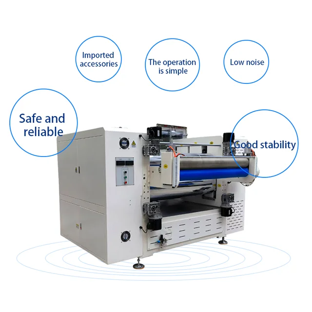 Automatic five-roll silicone calender equipment Semi-solid thermally conductive silica gel and phase change material production