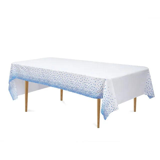 Tablecloth waterproof and oil proof Amazon dot party tablecloth household dustproof PEVA party tablecloth