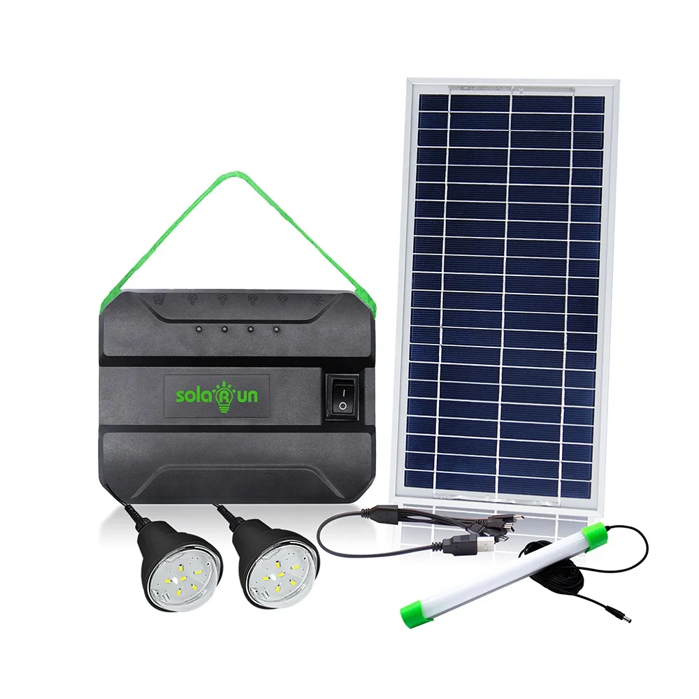  Освещение Global VeraSol член SolaRun полная автономная домашняя солнечная энергия комплекты освещения портативные солнечные энергетические
