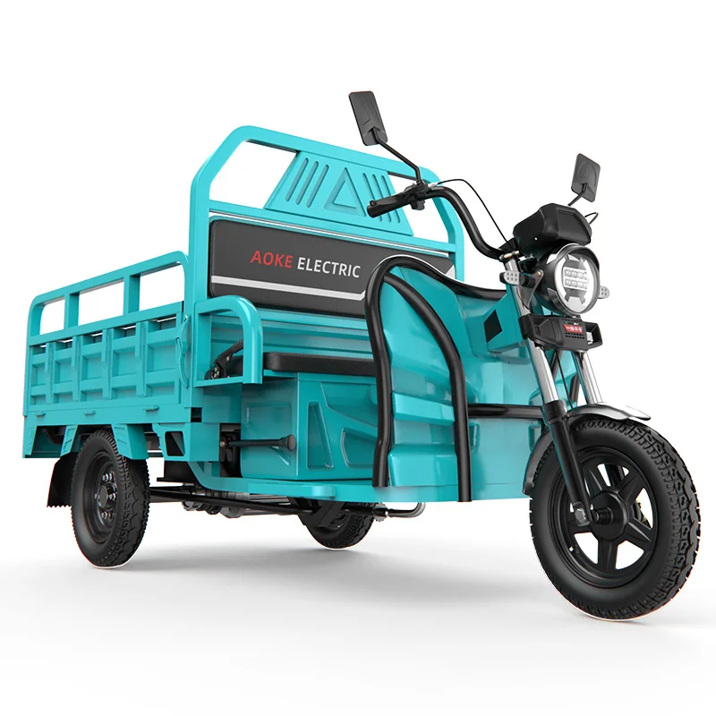 High-quality aluminum alloy large-capacity cargo delivery truck electric tricycle