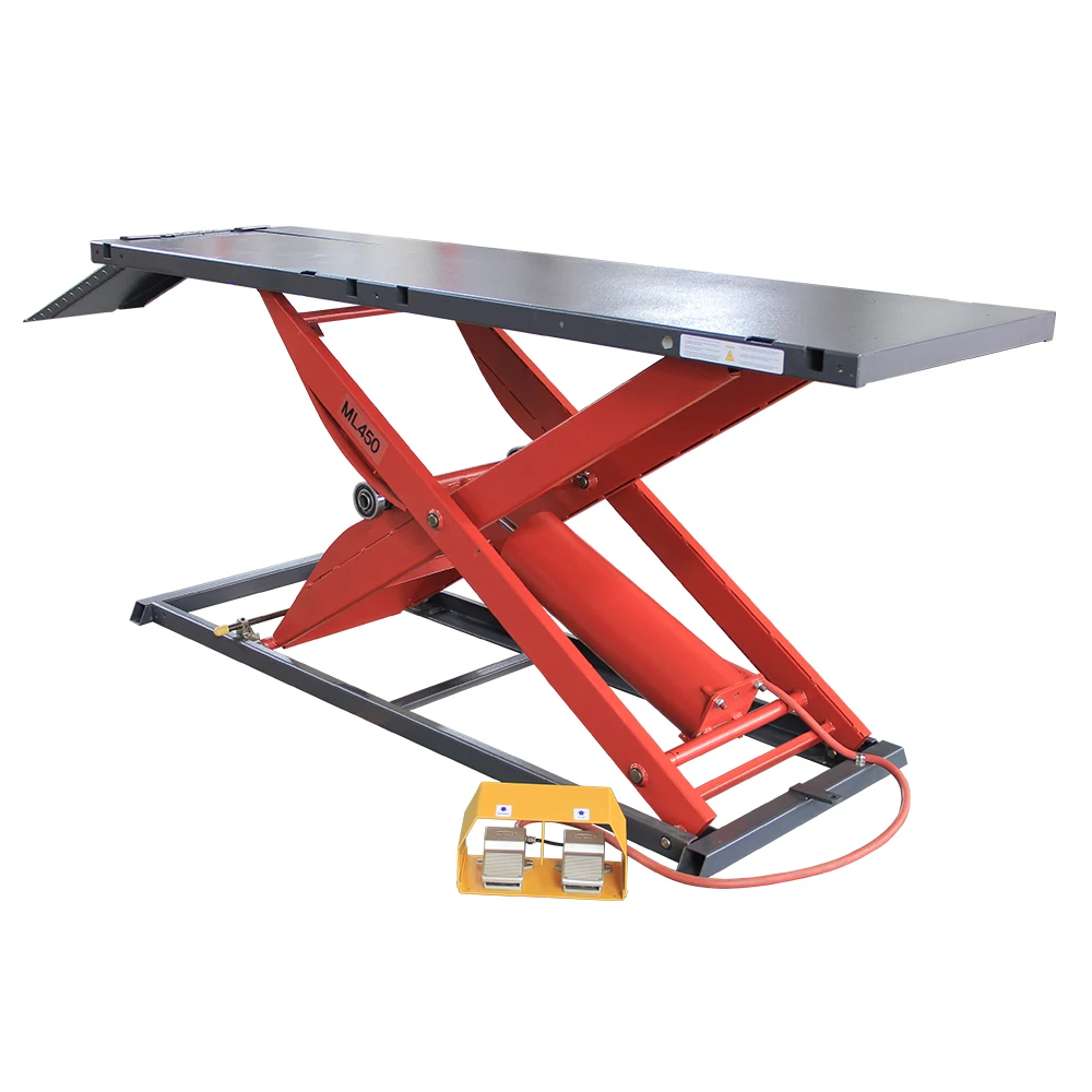 TFAUTENF 450kg pneumatic control hydraulic motorcycle stand motorcycle hydraulic scissor lift