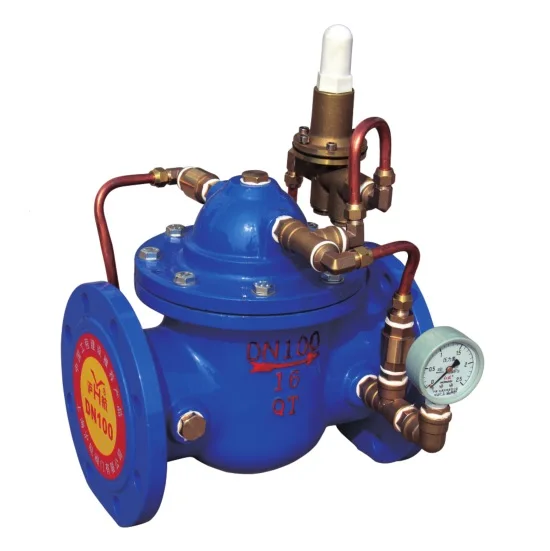 China-Made Diaphragm Structure Solenoid Manual Flow Control Valve for Water Pressure Reducing Pipeline Control OEM Customizable