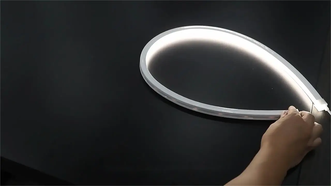 14mm China Good silicone thin smd2835 DC24V DC5V RGB LED neon strip for display