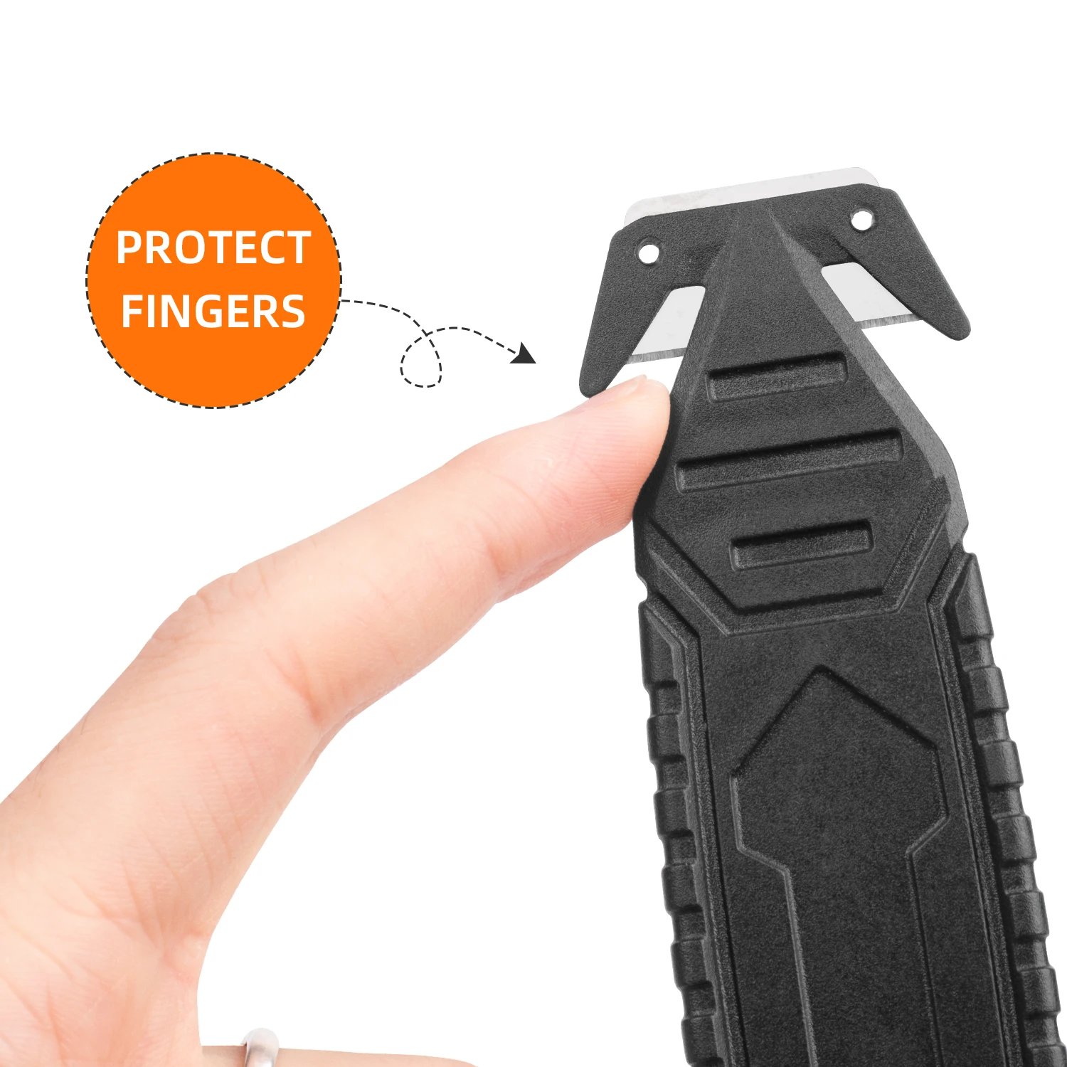 Safely Compact Cutter Plastic Box Carton Opener Cutter with Hidden Blade