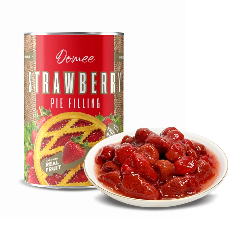 2024 New Strawberry Pie Filling  Health Fruit Made with Strawberries Jam Delicious taste