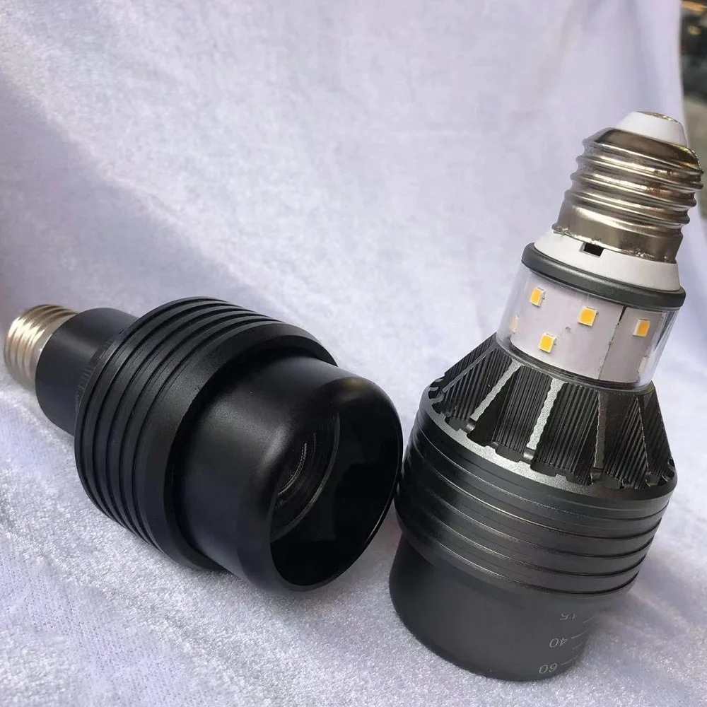 Ceiling pendant lamp spotlight 15 40 60 degree three beam angle all in one zoomable side light e27 par20 led bulb