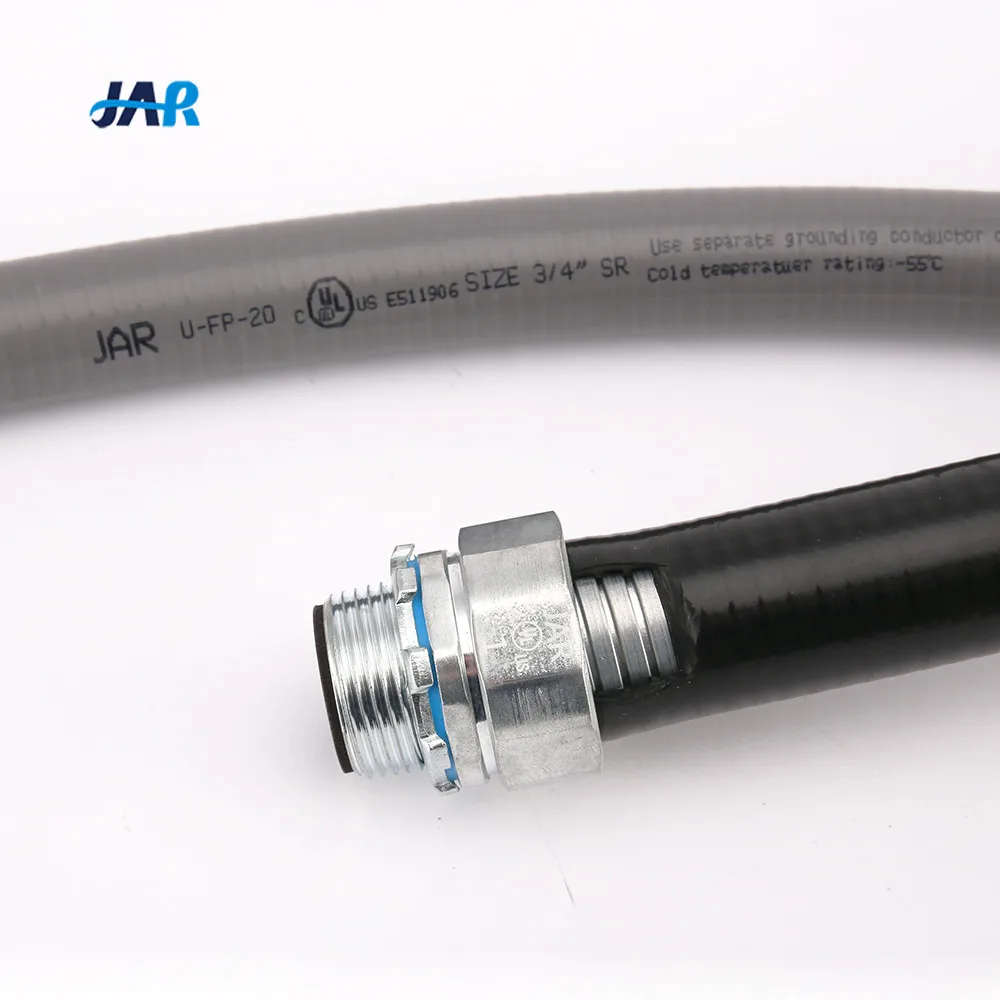 Заводская цена-55-105 Металлический трубопровод с ПВХ покрытием жидкий плотный гибкий гофрированный стальной трубопровод для интеллектуальной машины