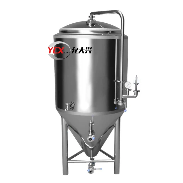 
Luxury Brite Tank Stainless Steel Home Brewing Fermenter Tank with Cooling Jacket 50L 