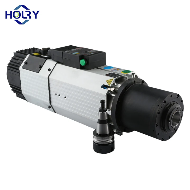 9KW 220V 380V High Speed 12000RPM 24000RPM High Performance ISO30 Automatic tool change  9KW CNC Spindle Motor